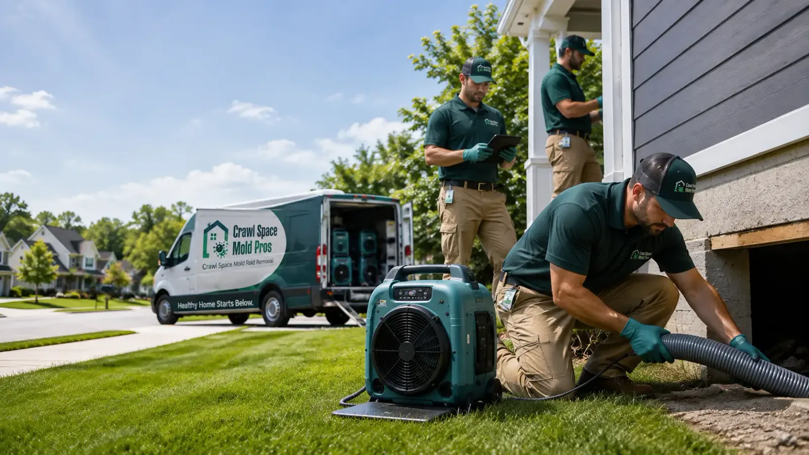 Crawl Space Mold Removal in Northboro, IA